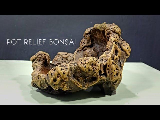 Ide Kreatif Cara Membuat Pot Bonsai Relief Modal Dikit