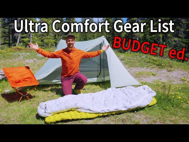 The Most Comfy Backpacking Gear on a Budget