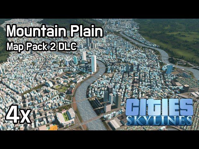 Cities Skylines - Map Pack 2 - Mountain Plain (4x, 640k)