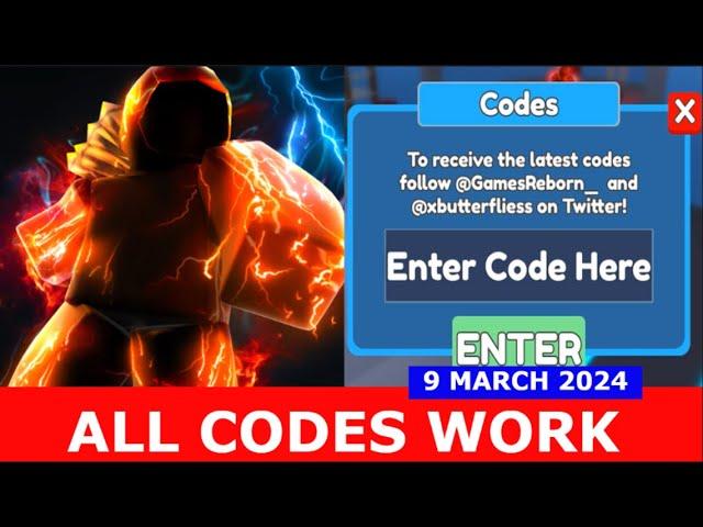 *ALL CODES WORK* Super Power Fighting Simulator ROBLOX | MARCH 9, 2024