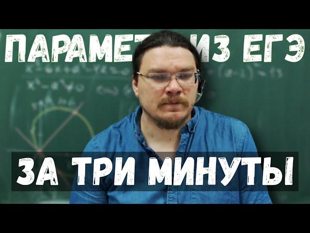  Реальный параметр из ЕГЭ за три минуты | ЕГЭ-2019. Задание 18. Математика. Профиль | Борис Трушин