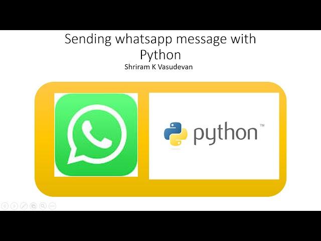 How to send WhatsApp message with python?