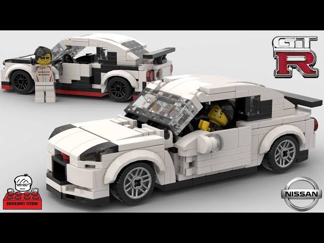 LEGO MOC #65 Nissan Skyline GT-R R35, With Stop Motion Animation #76896 日産 ジーティーアール GT-R