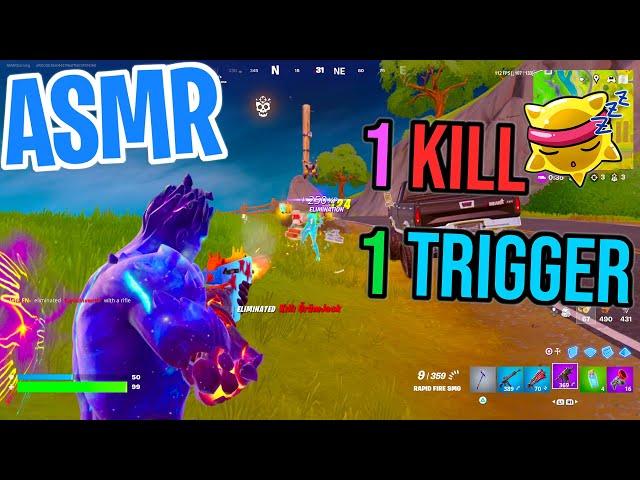 ASMR Gaming  Fortnite 1 Kill = 1 Trigger Relaxing Mouth Sounds  Controller Sounds + Whispering 