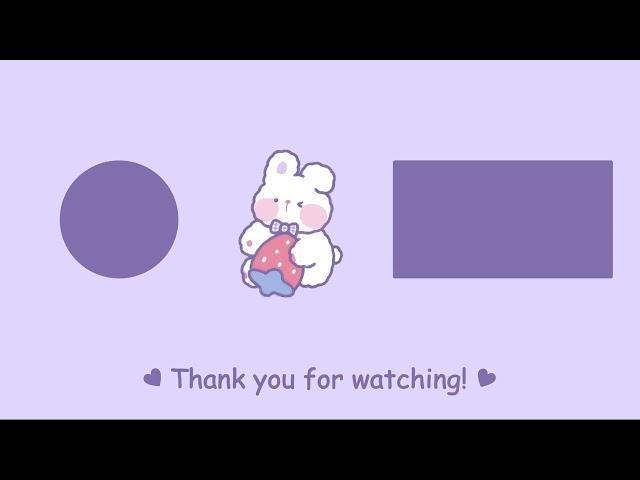 Cute Outro Template | ThatsLyra