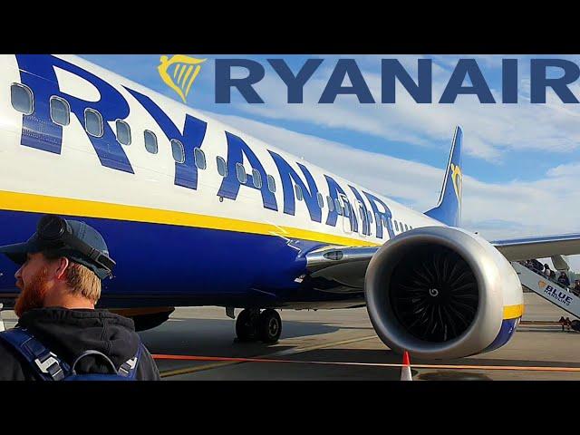 BRAND NEW AIRCRAFT!!! RYANAIR Boeing 737 MAX 8-200 London Stansted to Billund, Denmark