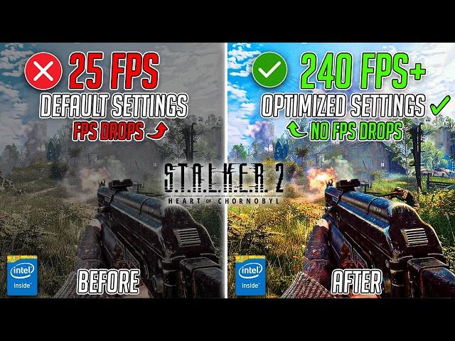 STALKER 2 - BEST PC SETTINGS to Fix Lags, Stutter and MAX FPS 