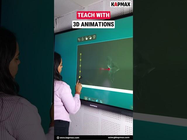 Best Smart Board for Teaching Science with 3D Animation #shorts #shortfeed