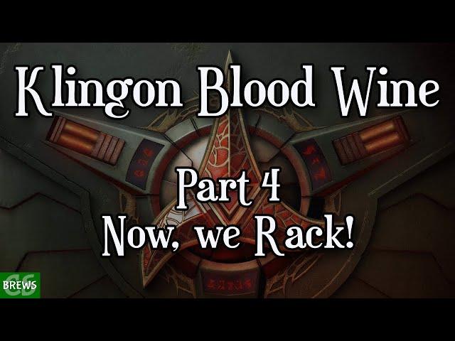 Today Is a Good Day To Rack - Klingon Blood Wine