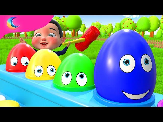 Surprise Eggs Kids Song | BluLoo Nursery Rhymes & Kids Songs