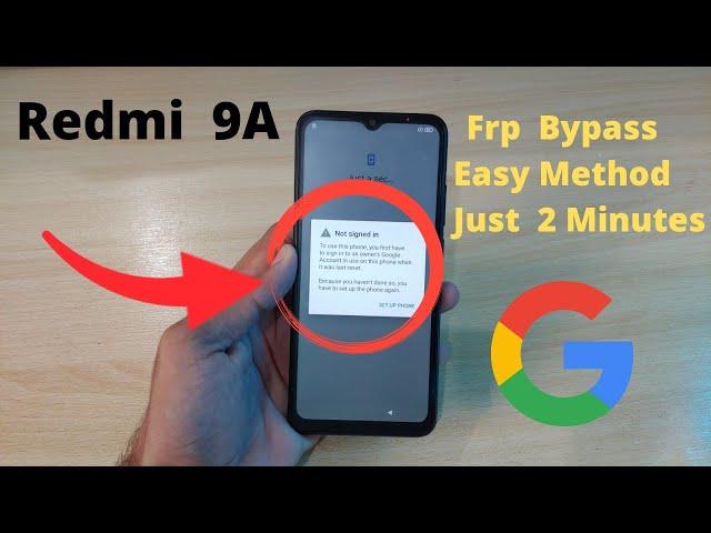 Redmi 9A Frp Bypass Forget Google Account Reset | Easy Method Just 2 Minutes