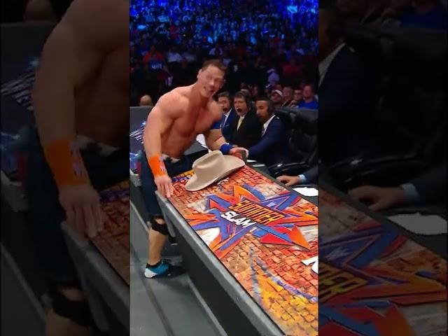 John Cena thinks his opponent is SHOOK #Short