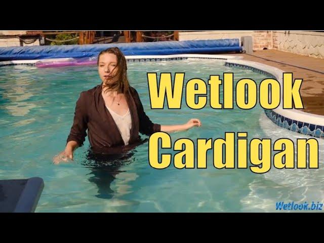 Wetlook cardigan | Wetlook blouse | Wetlook swim dressed