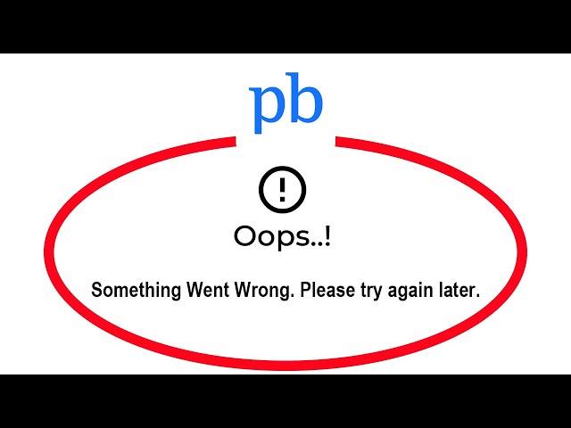 Fix Policybazaar Oops Something Went Wrong Error in Android & Ios - Please Try Again Later