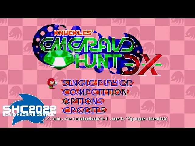 Knuckles' Emerald Hunt DX (SHC '22)  Full Game Playthrough (1080p/60fps)