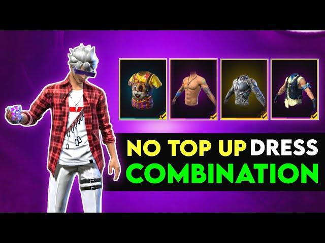 Top 10 No Top Up Dress Combination | Best Dress Combination | Free Fire Dress Combination