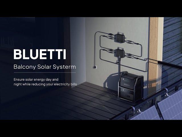 Introducing BLUETTI Balcony Solar System