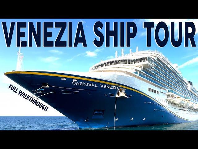 THE CRUISE SHIP INSPIRED BY VENICE | CARNIVAL VENEZIA FULL WALKTHROUGH CRUISE SHIP TOUR 2024 |