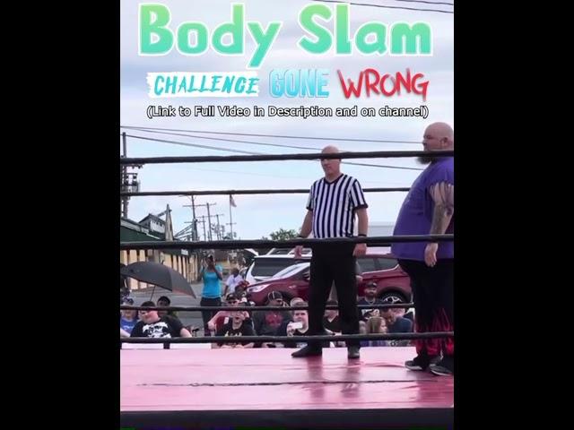 500 POUND Body Slam Challenge GONE WRONG 