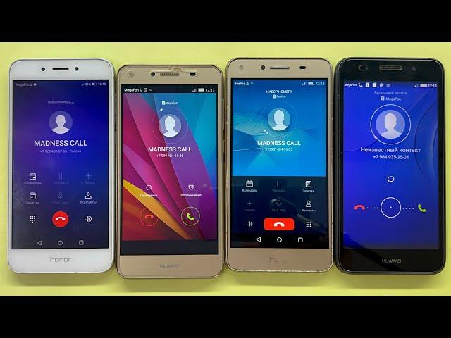 Incoming Call & Outgoing Call, 2 HUAWEI Y5 2 and Y3 2017 Vs 2 Honor 5A and 6A