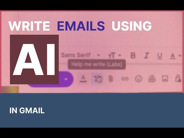 Write better Emails with AI in Gmail