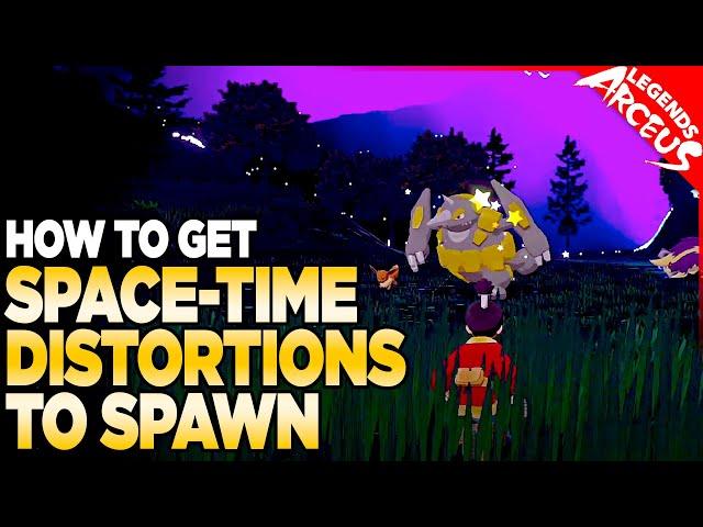 How to Get Space-Time Distortions to Spawn in Pokemon legends Arceus