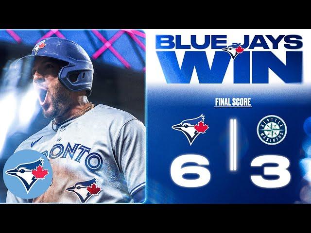 Blue Jays rally in the 8th to secure series win in Seattle!