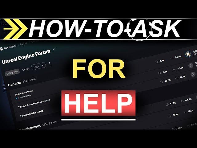 How To Properly Ask For Help (As A Game-Dev)