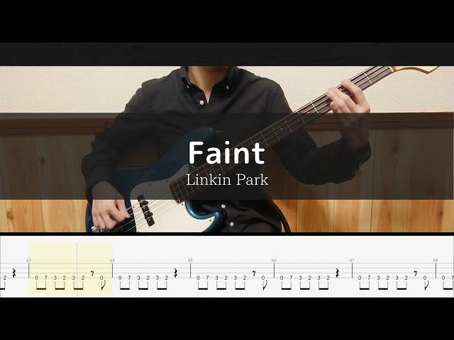 Linkin Park - Faint - Bass Cover TAB