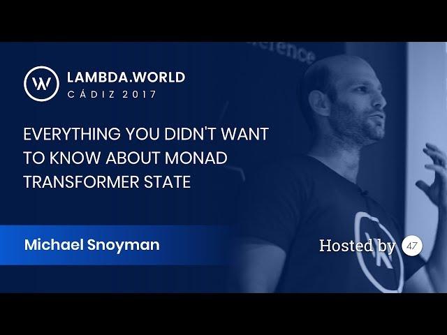 Monad Transformer State - Michael Snoyman