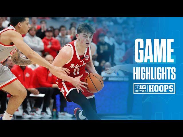 Nebraska at Ohio State | Highlights | Big Ten Men's Basketball | 03/04/2025