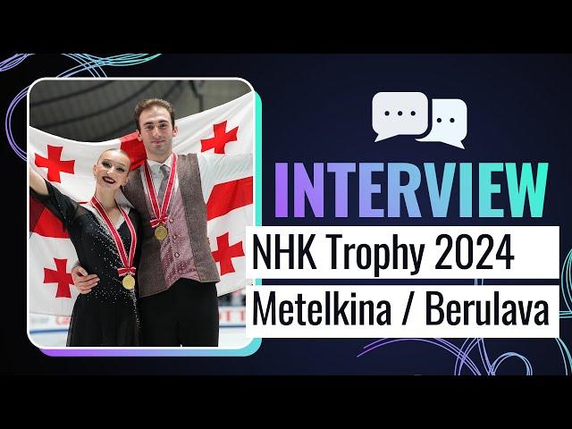 History made! | METELKINA / BERULAVA (GEO) | Pairs Winner | NHK Trophy 2024 | #GPFigure