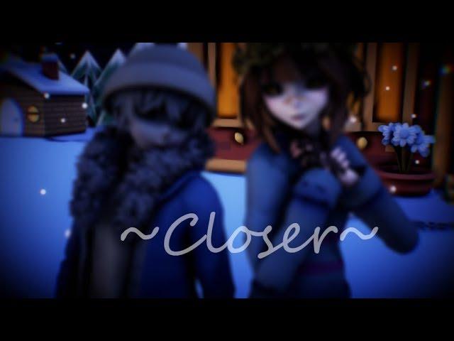 [MMDxUnderTale]Closer(Sans x Frisk)-Frans-