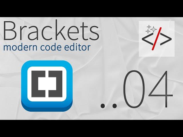 Brackets урок 4.  Базовая настройка редактора