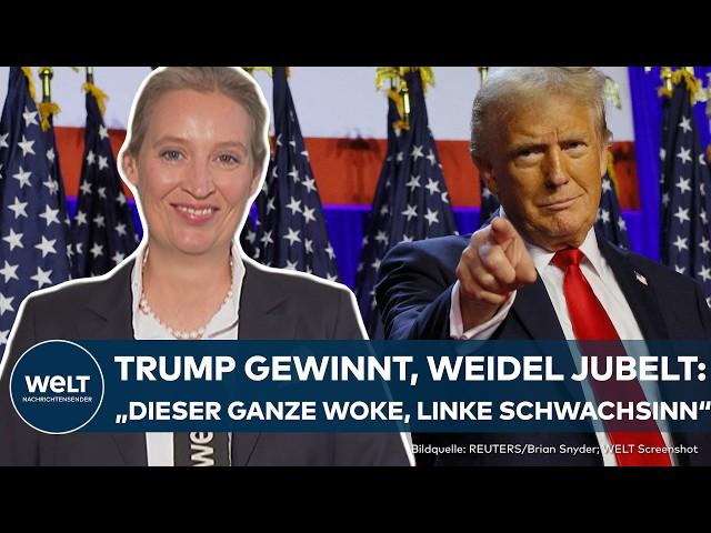 US-WAHL 2024: Donald Trump - politisches Vorbild? AfD-Chefin Alice Weidel zeigt ihre Bewunderung