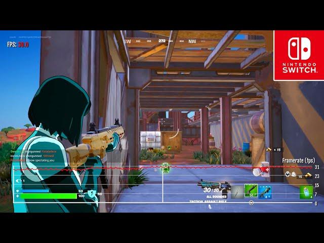 Fortnite Chapter 5 Season 3 - Nintendo Switch Gameplay + FPS Analysis