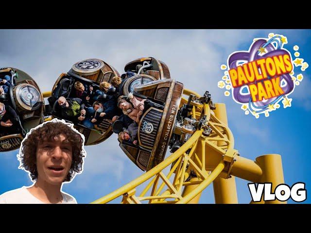 Visiting the UK’s BEST Family Theme Park?! Paultons Park - Romsey, England | VLOG [8/4/24]