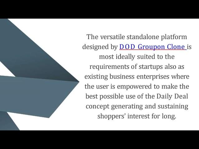 Best Groupon Clone Script - DOD IT Solutions