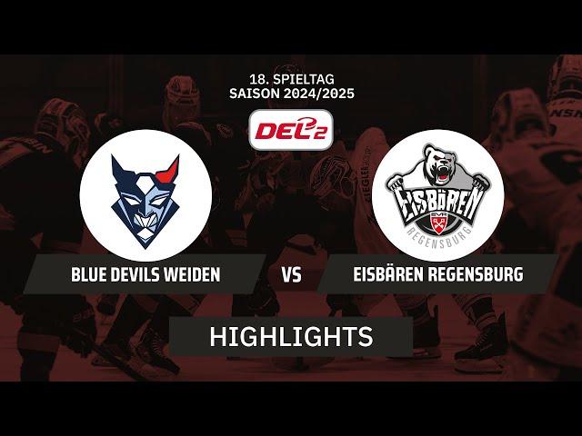 DEL2: Blue Devils Weiden vs. Eisbären Regensburg | Highlights - 18. Spieltag | SDTV Eishockey