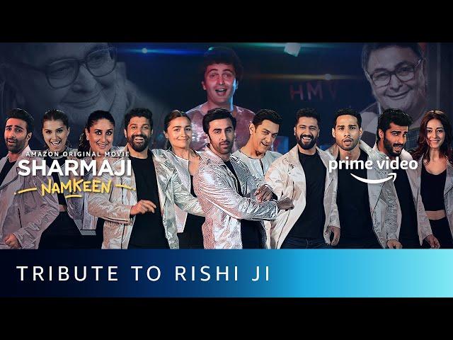 A Special Tribute to Rishi Kapoor Ji | Sharmaji Namkeen | Amazon Prime Video