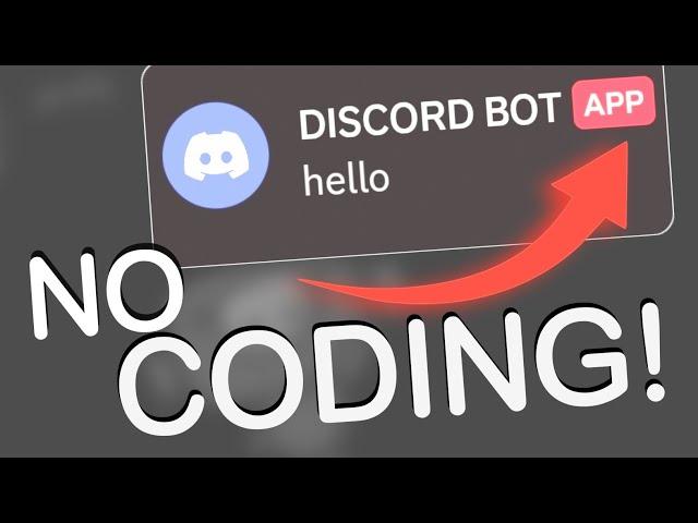 Create a Discord Bot Without ANY Coding!