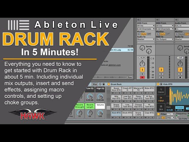 Ableton Live Drum Rack in 5 Minutes