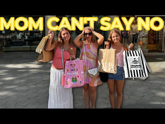 MOM CAN'T SAY NO " SHOPPING EDITION " IN SPAIN | SISTER FOREVER