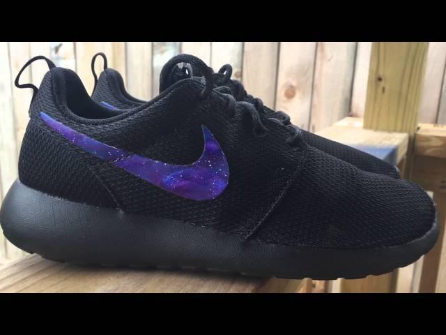 Nike Roshe Run Galaxy Swoosh Custom