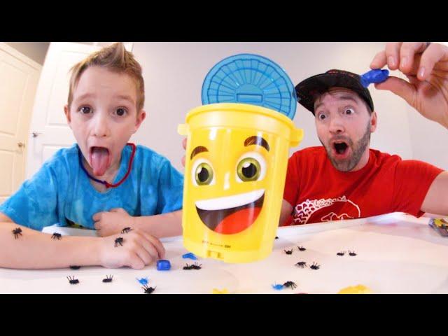 Father & Son PLAY LITTER BUGS! / Don't Let Them Escape!