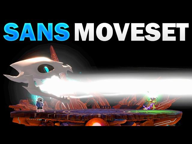 Sans FINALLY got a REAL MOVESET in Smash Ultimate