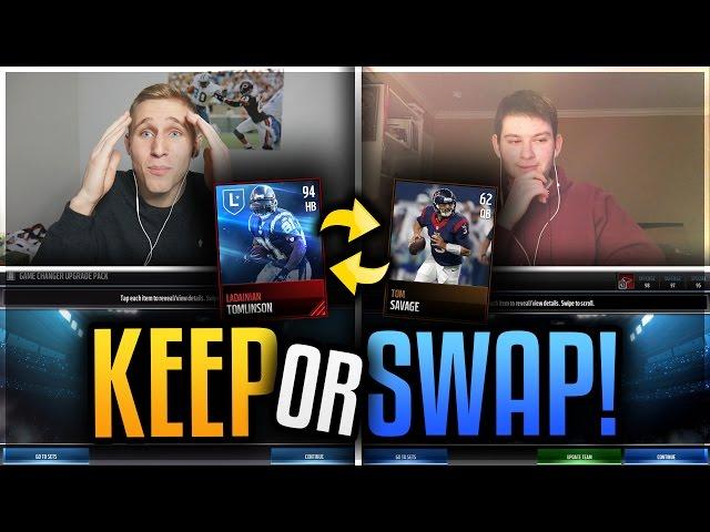 KEEP OR SWAP! Vs. Justabro! Madden Mobile 17