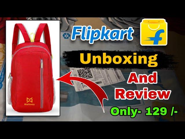 markway Medium 22 L Backpack Unboxing | best budget backpacks for student | Flipkart Bag Unboxing