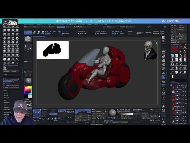 Kermaco Designworks - ZBrush Hard Surface and Character Design with Ara Kermanikian