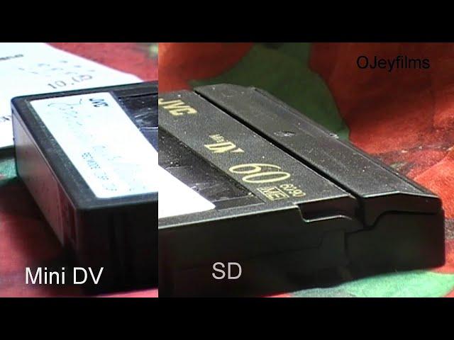 Mini DV, SD, Full HD quality difference